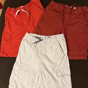 3 pair boys XL Old navy pull on shorts.